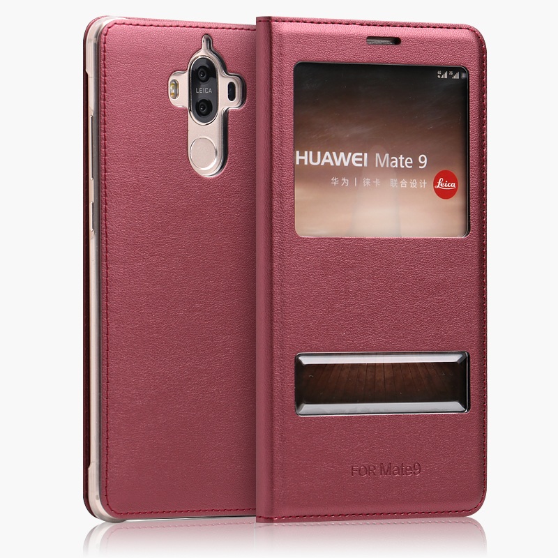 Case Huawei Mate 9 เคสฝาพับ 2 ช่องวิว สีสันสวยงามทันสมัย