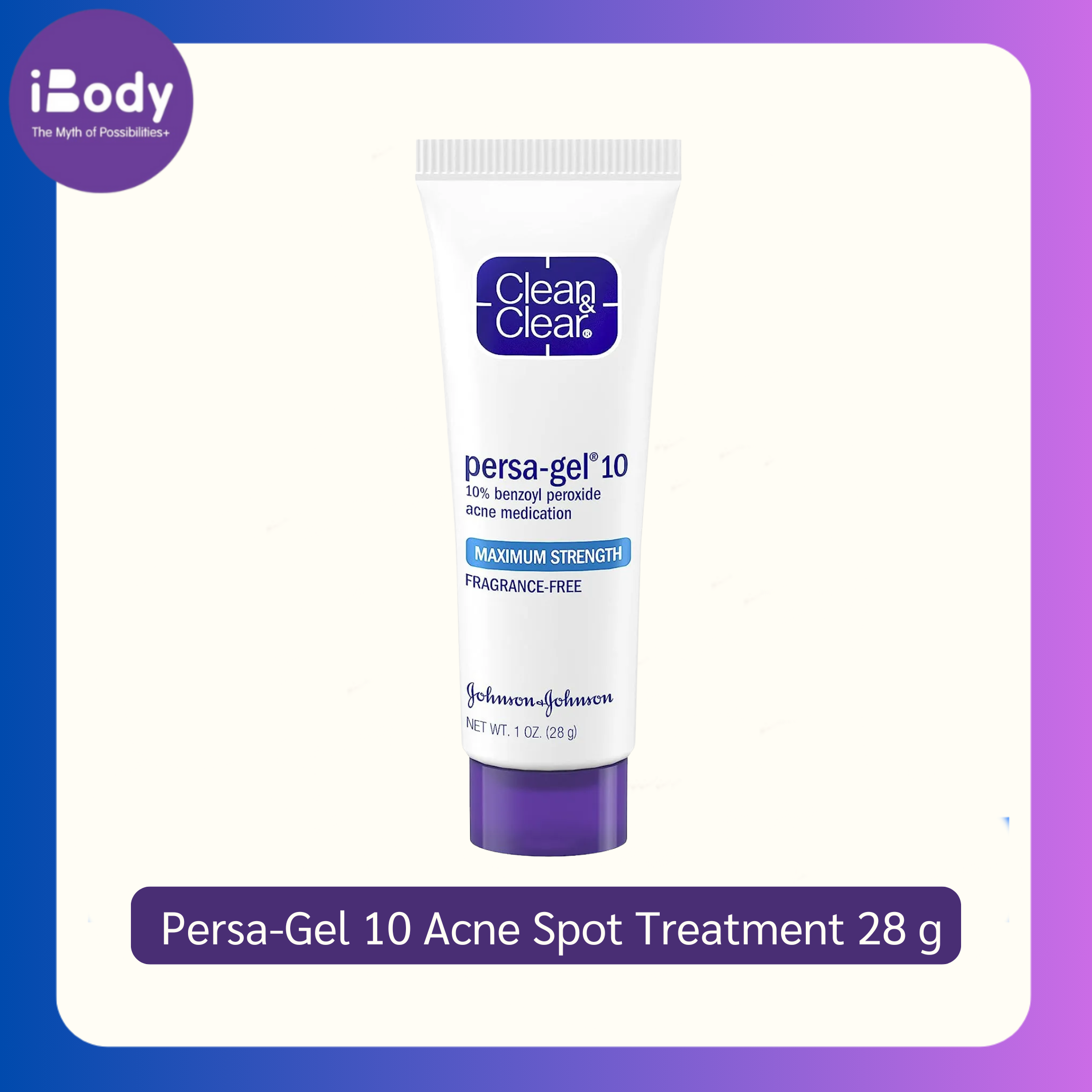 [Clean & Clear®] Persa-Gel 10 Acne Spot Treatment 28g คลีนแอนด์เคลียร์ เจลแต้มสิว