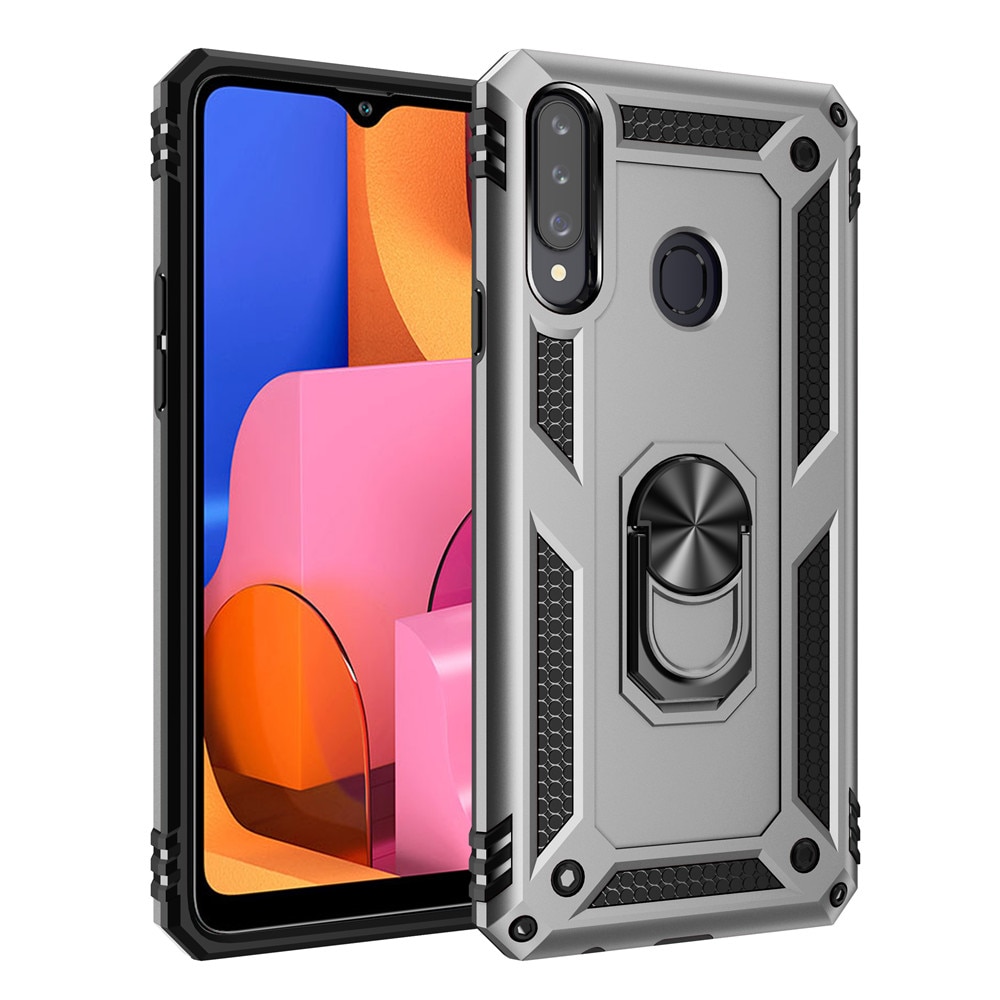 เคส Samsung galaxy A20s #เคสฝาหลัง Hybrid TPU+PC มีแหวนสวมนิ้ว