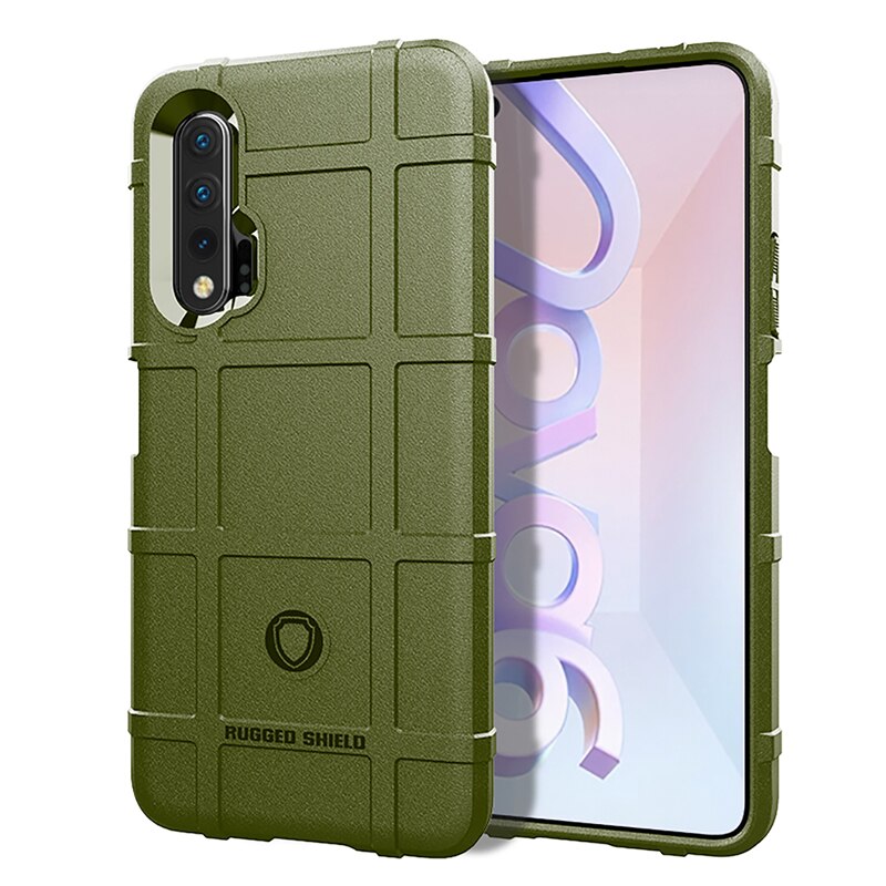 Case Huawei Nova 6 #เคสฝาหลัง Rugged Shield Series Soft Silicone Shock Absorption Matte กันกระแทก