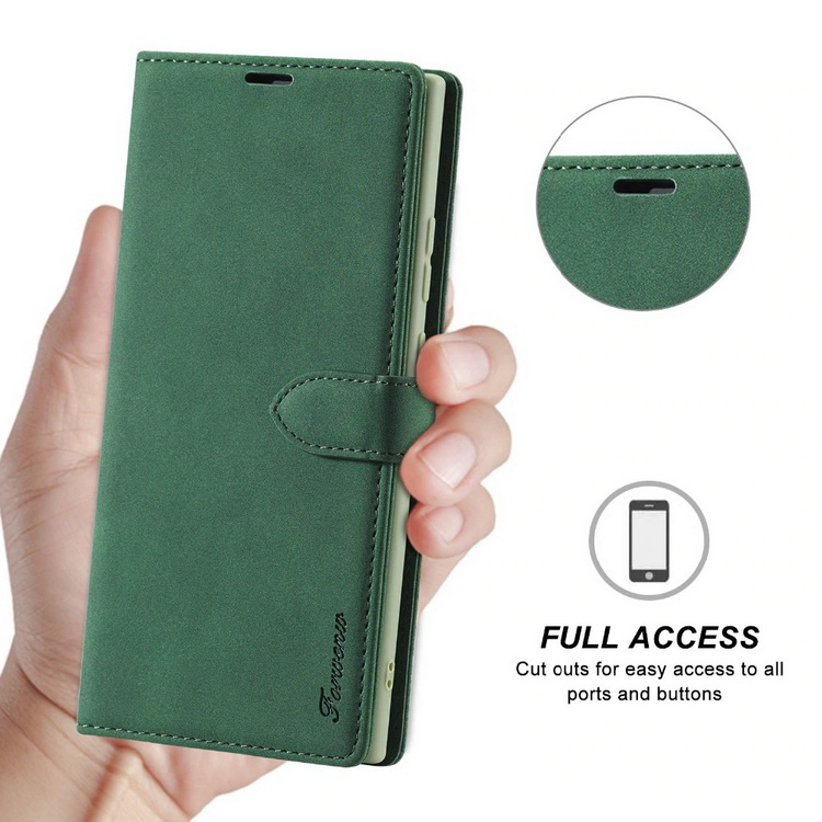 เคส Samsung Galaxy S23 5G #เคสฝาพับหนัง PU แบบกระเป๋าสตางค์ FORWENW F1 Series Card Holder Slot Wallet Stand Protection Phone Cover