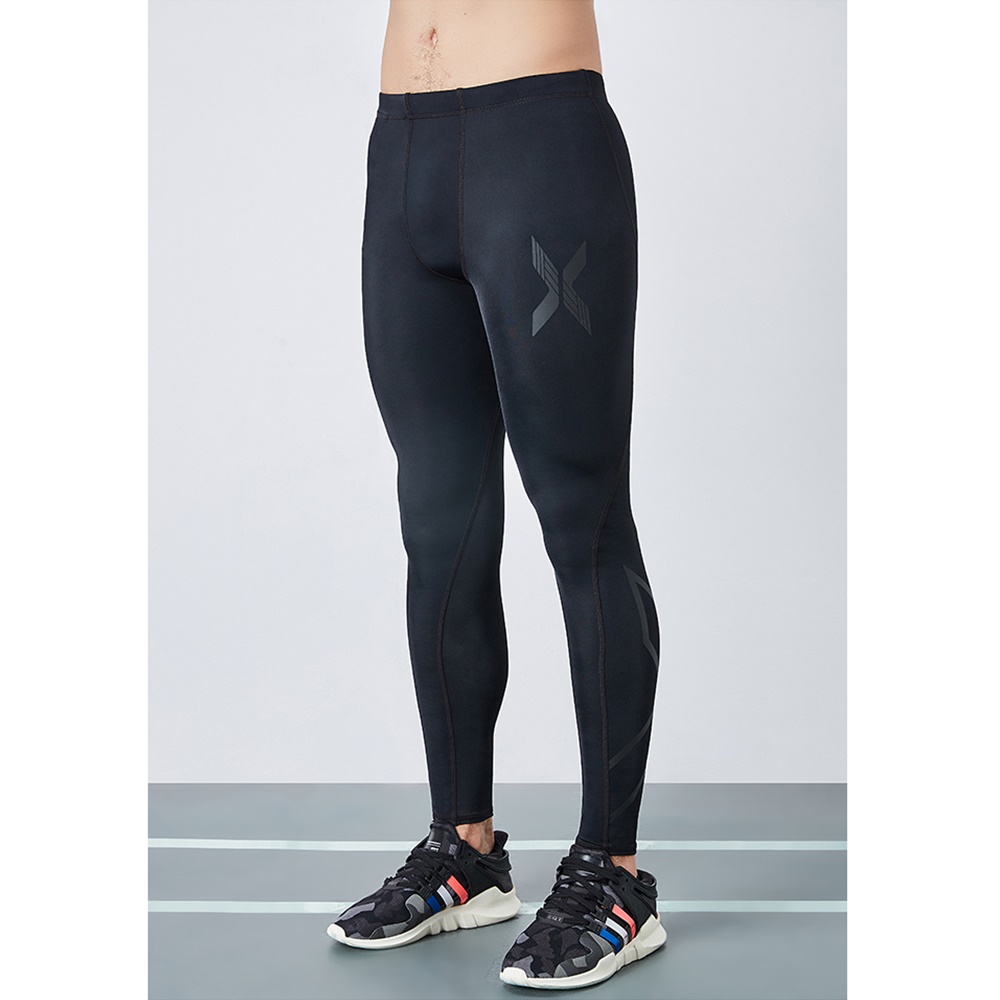 กางเกงรัดกล้ามเนื้อขายาว กางเกงวิ่งมาราธอน ผู้ชาย Running Compression Pants Tights Men Sports EVS(F13)