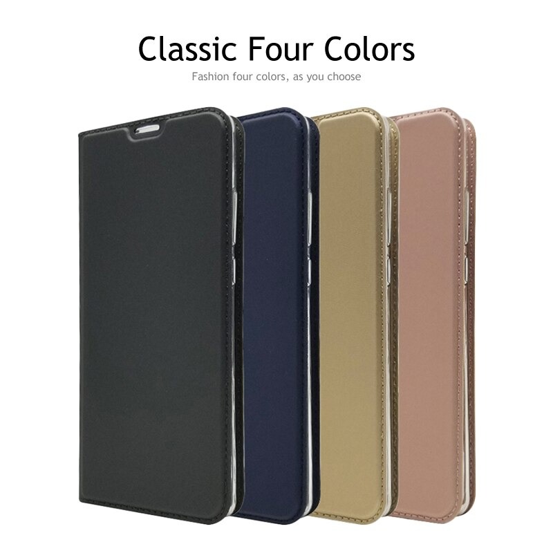 Case Huawei P30 Pro #เคสแบบฝาพับหนัง PU Magnetic Adsorption Stand Leather Card Holder