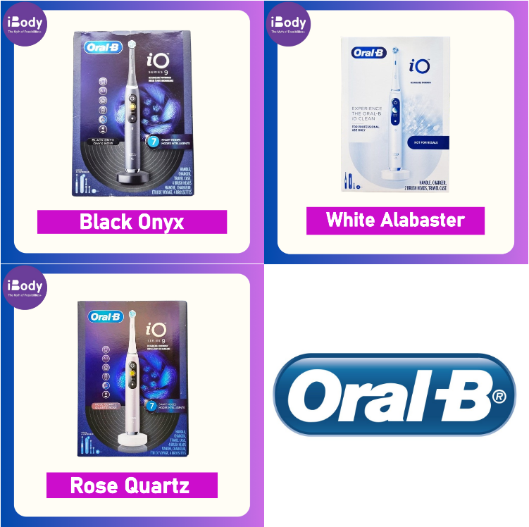 (Oral-B®) iO Series 9 Electric Toothbrush 7 Smart Modes Intelligents ออรัลบี ไอโอ แปรงสีฟันไฟฟ้า 7 โหมดอัจฉริยะ ชาร์จได้