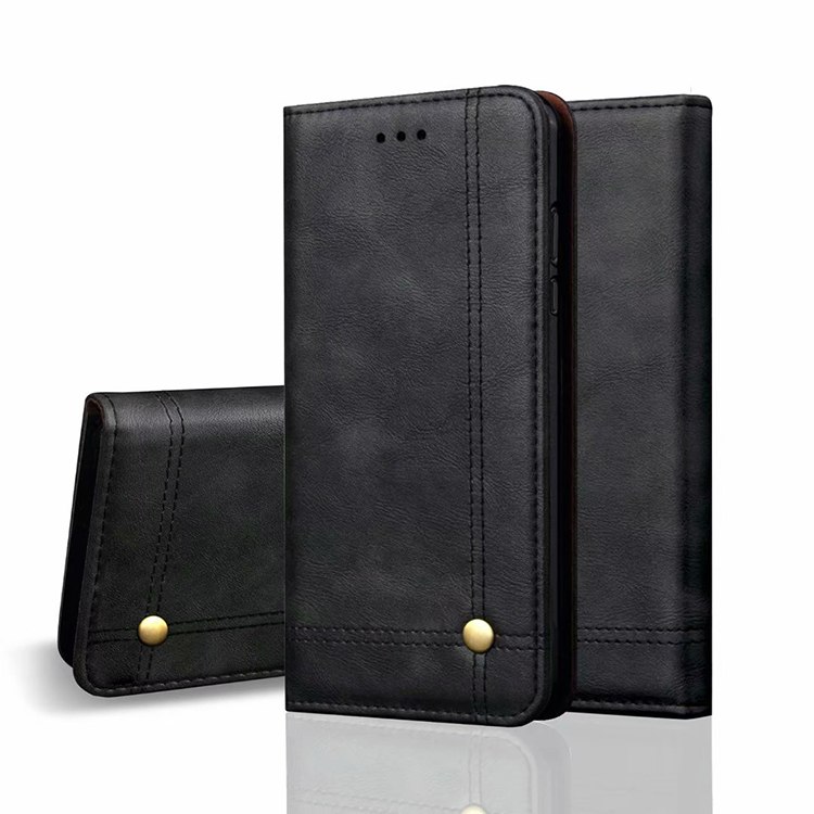 Case Honor 8X #เคสฝาพับหนัง PU Crazy Horse Texture Retro Leather Auto-absorbed Wallet คุณภาพดี