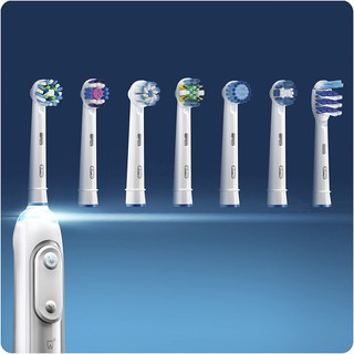 Oral-B® Cross Action® Replacement Brush Heads Refill White EB50-3, EB50-4 สีขาว 3 ชิ้น/แพ็ค, สีขาว 4 ชิ้น/แพ็ค หัวแปรงสีฟันไฟฟ้า สีขาว