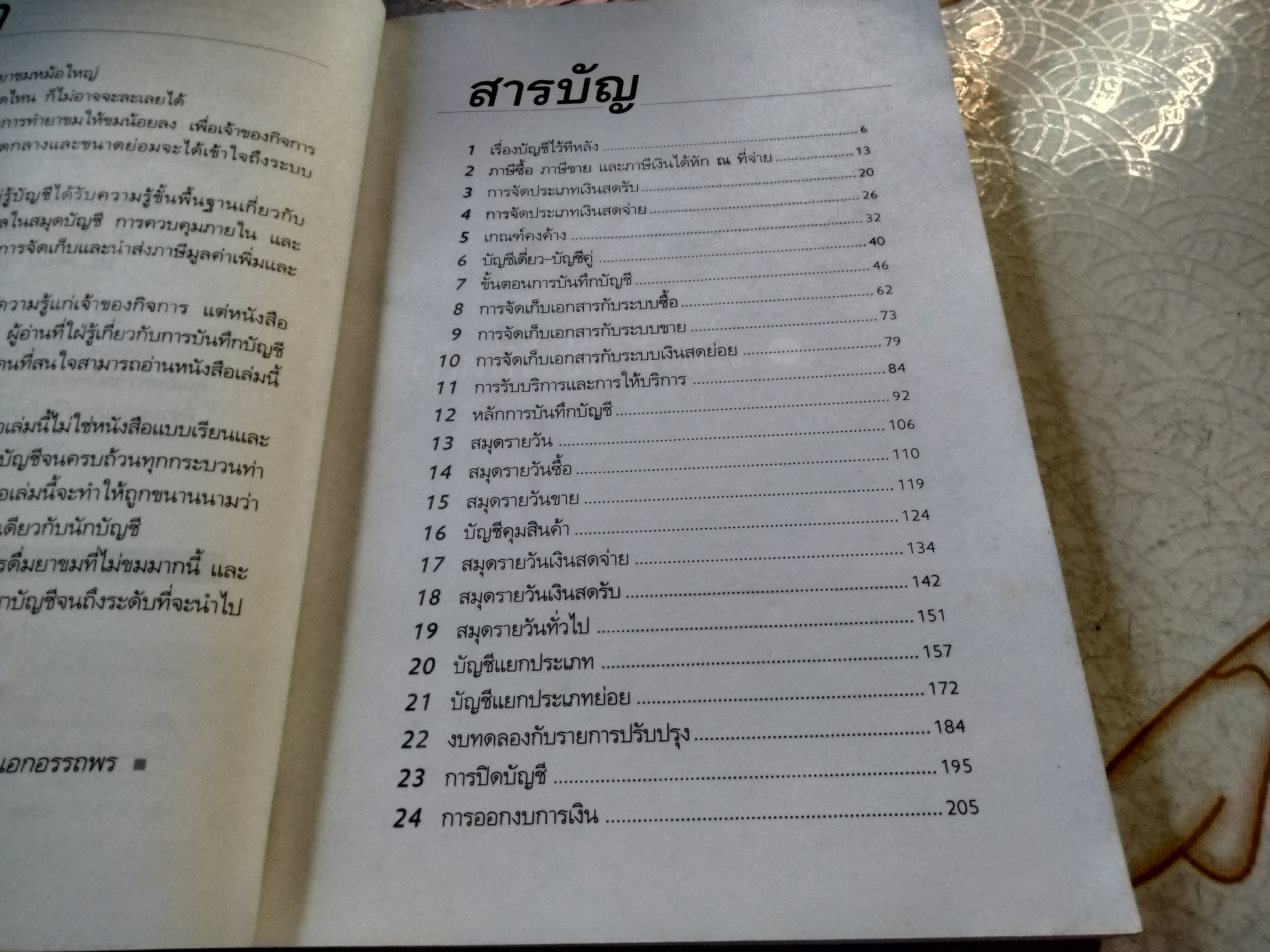 บัญชีช่วยได้ - ดร.ภาพร เอกอรรถพร ** ด้านหลังมีคราบน้ำ (ตามรูป) ** ปกหน้ามีรอยลอก **สินค้าหมด**