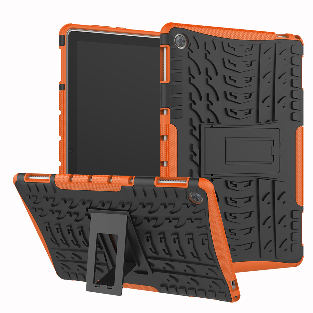 Case Huawei Mediapad M5 Lite 10.1 #เคสฝาหลังKickstand PC + TPU Hybrid กันกระแทก