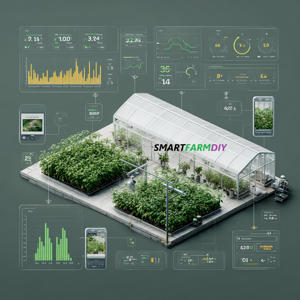รับออกแบบผังฟาร์มโรงเรือนปลูกพืช แบบ Future Farming (AI Generative Farming#7)