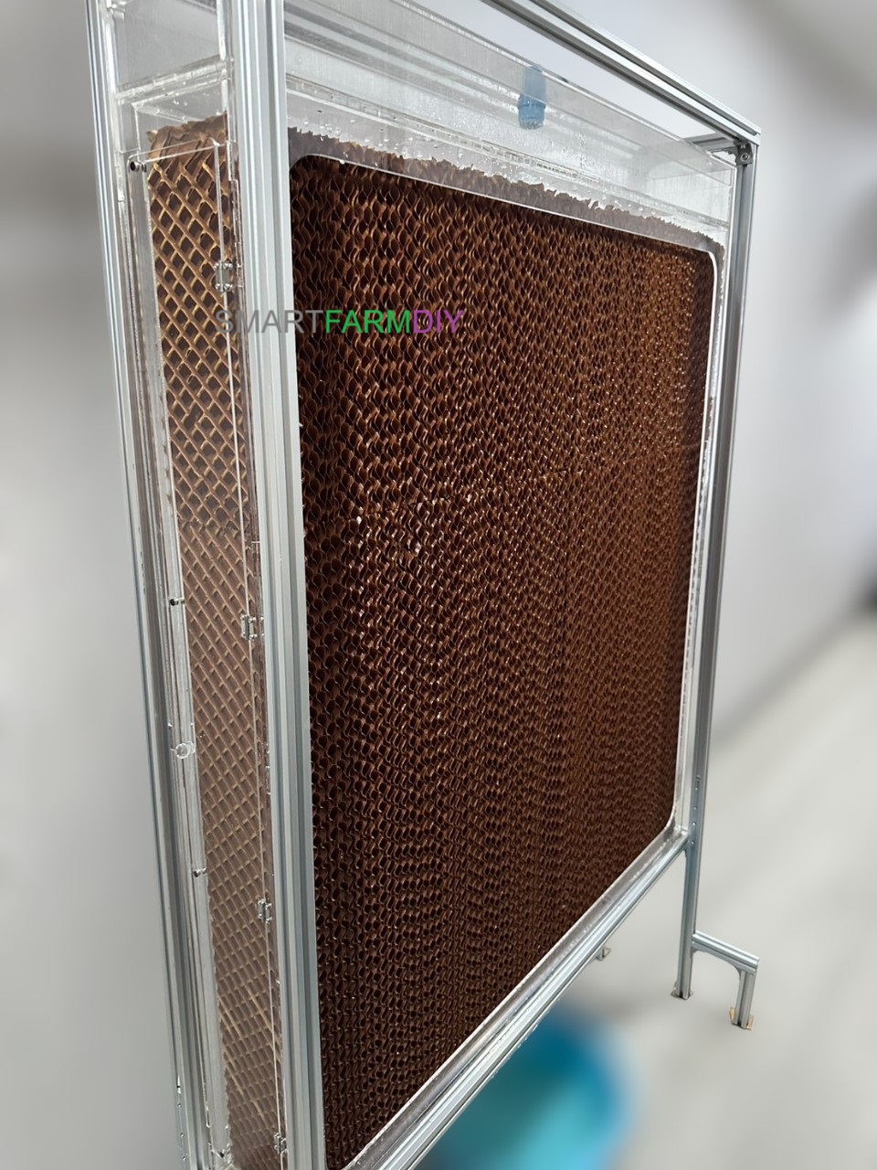 แผงอีแวป 140*120*17ซม รวมกรอบใส่แผงอะคริลิคใส หนา 5มม.