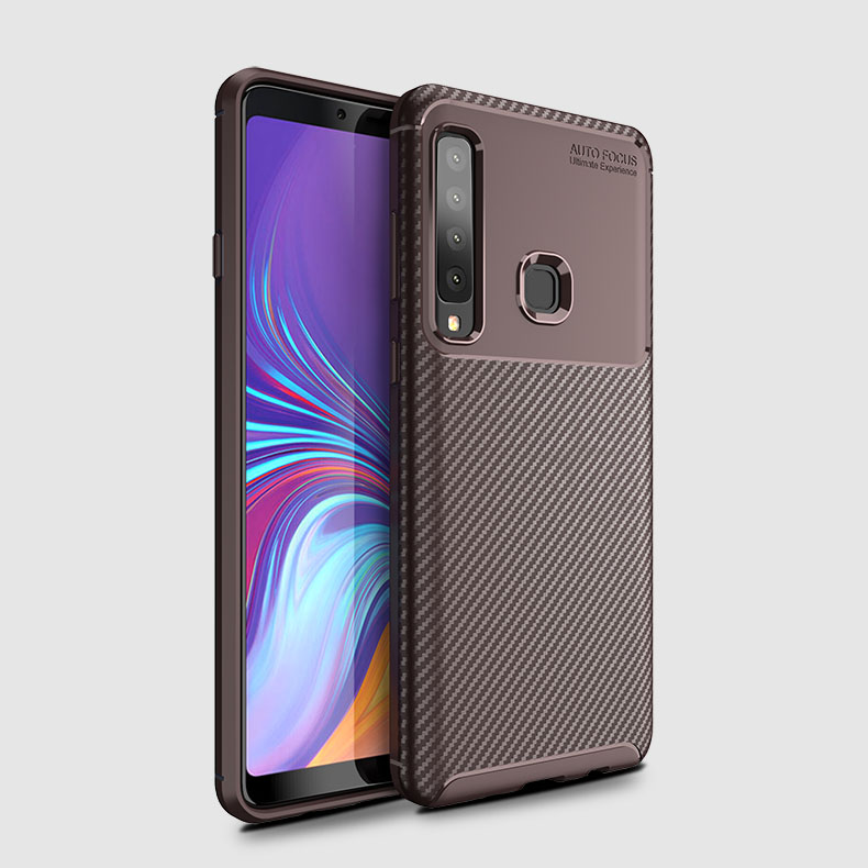 Case Samsung Galaxy A9 (2018) #เคสฝาหลังนิ่ม Carbon Fiber Anti-drop TPU Protection