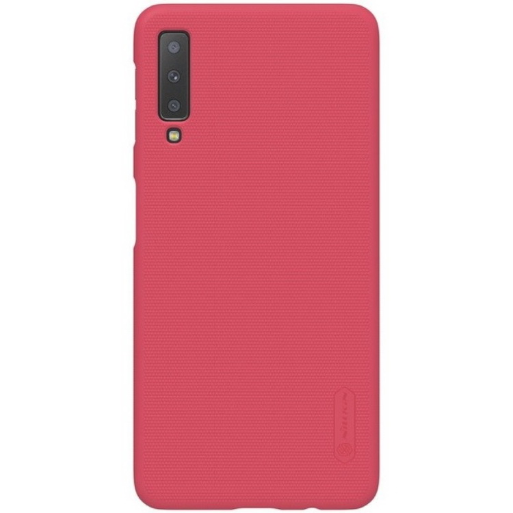 Case Samsung Galaxy A7 (2018) #เคสฝาหลังแข็ง NILLKIN แท้รุ่น Super Frosted Shield Hard Cover คุณภาพดี