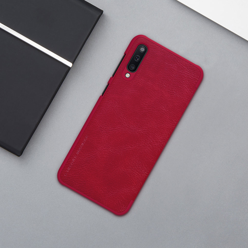 เคส Samsung Galaxy A50 / A50s / A30s #เคสแบบฝาพับ NILLKIN แท้รุ่น Qin Series Card Slot คุณภาพดี