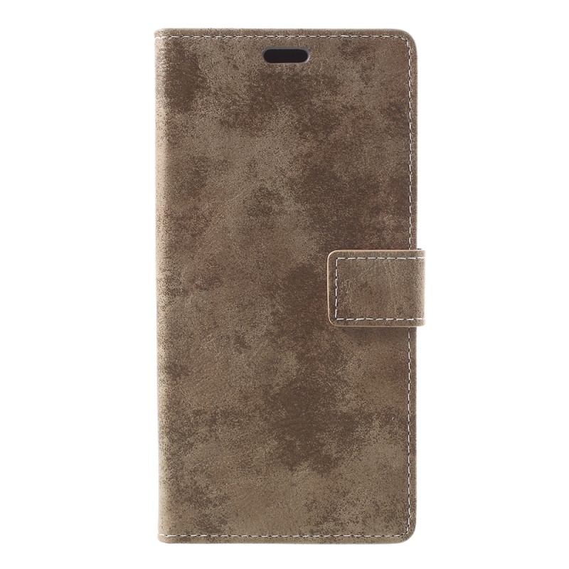 Case Samsung Galaxy Note 8 #เคสฝาพับหนัง PU สไตล์ Retro มีช่องเสียบบัตร