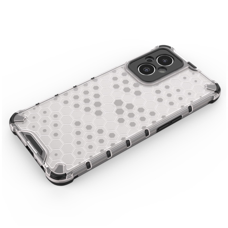 Case OPPO Reno 7z 5G #เคสฝาหลังกันกระแทก Honeycomb Shock Absorber TPU + PC + Silicone Hybrid