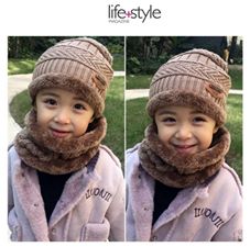 set หมวกไหมพรม สำหรับเด็ก 2 ถึง 14 ปี