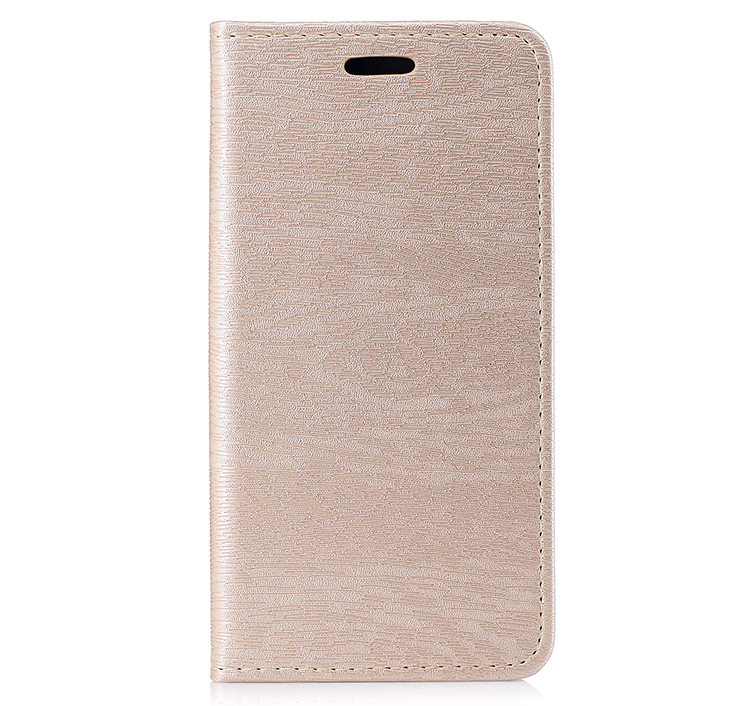 เคส Xiaomi Redmi 5A #เคสฝาพับหนัง PU พื้นผิวไม้ปิดแม่เหล็ก