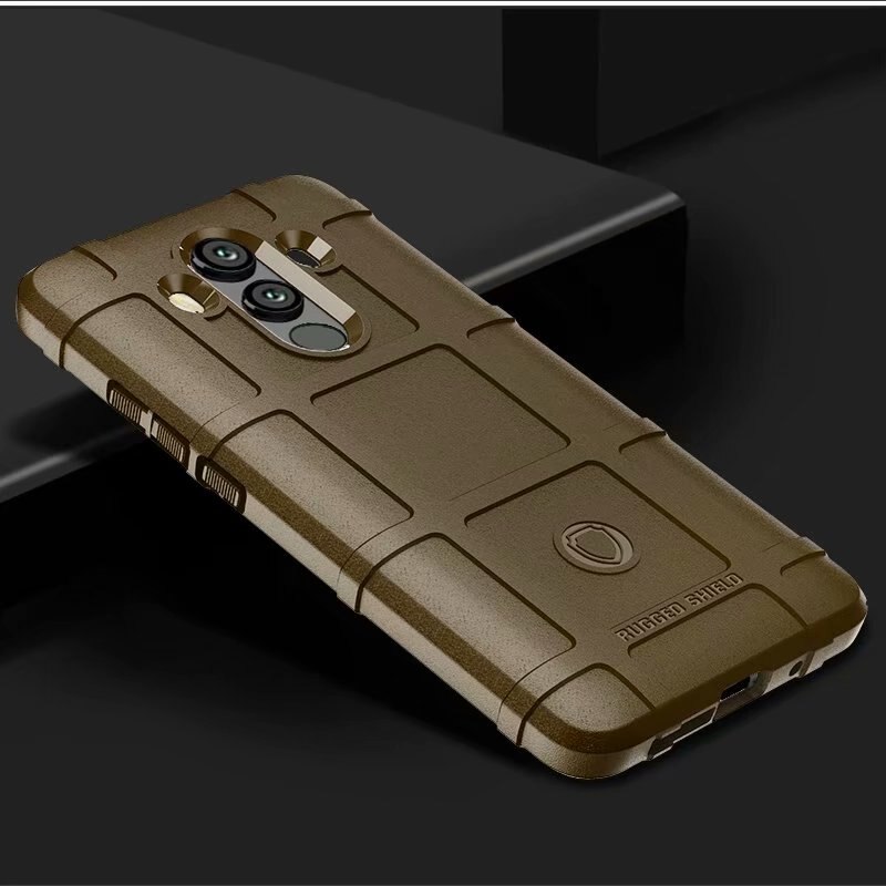 Case Huawei Mate 10 Pro #เคสฝาหลัง Rugged Shield Series Soft Silicone Shock Absorption Matte กันกระแทก