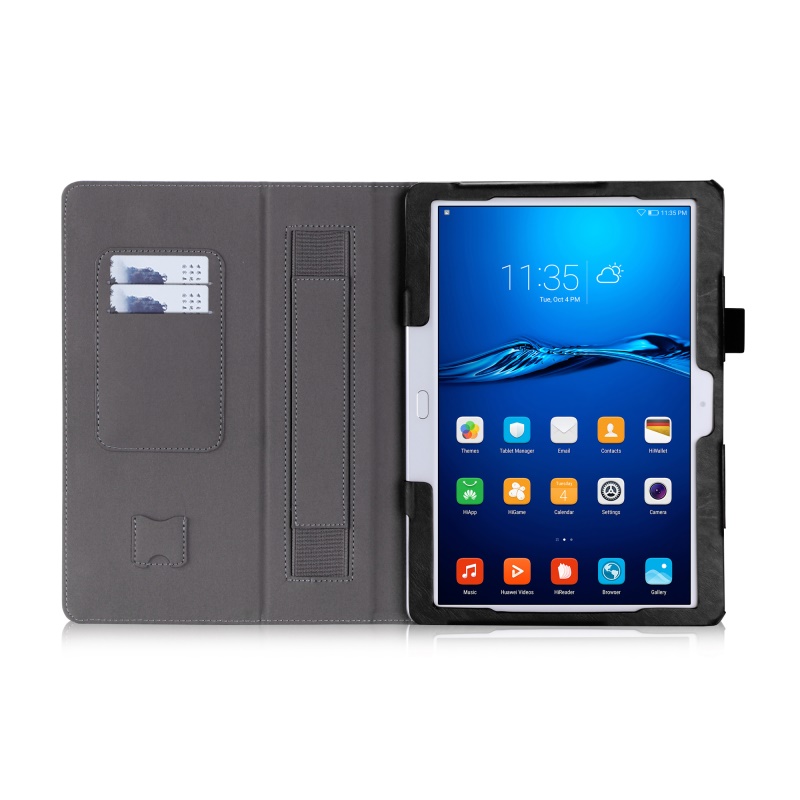 เคส MediaPad M3 Lite 10 10.1 Inch #เคสฝาพับหนัง PU มีที่มีมือจับคุณภาพดีสีสันสวยงามทันสมัย