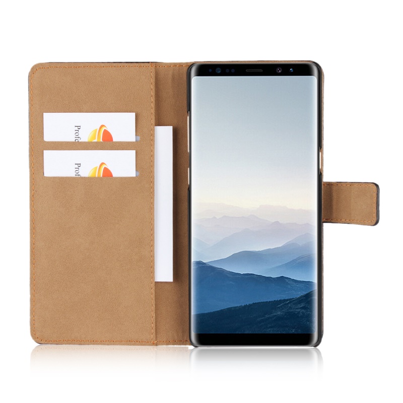 เคส Samsung Galaxy Note 8 #เคสฝาพับหนังแยก Split Leather Wallet ปิดแม่เหล็กสีสันสวยงาม