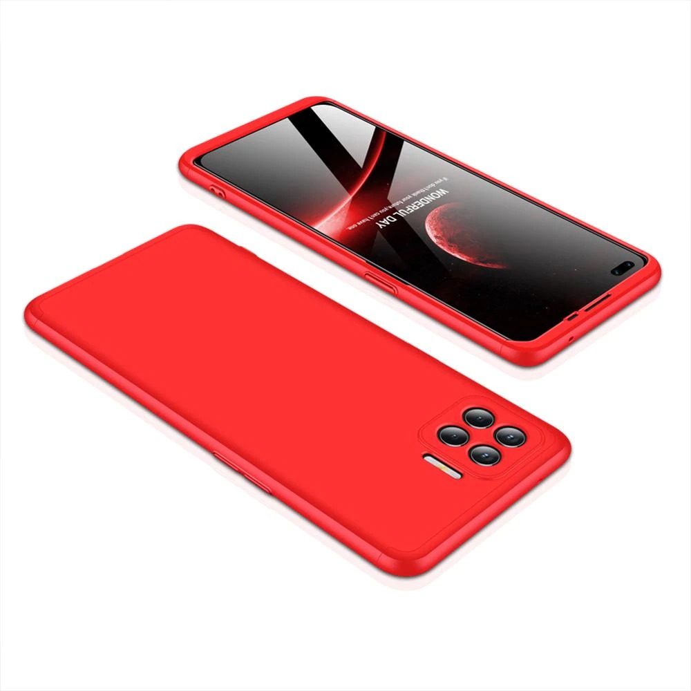 Case oppo A93 #เคสฝาหลังพลาสติกแข็ง Detachable All-wrapped Matte แยกชิ้นได้