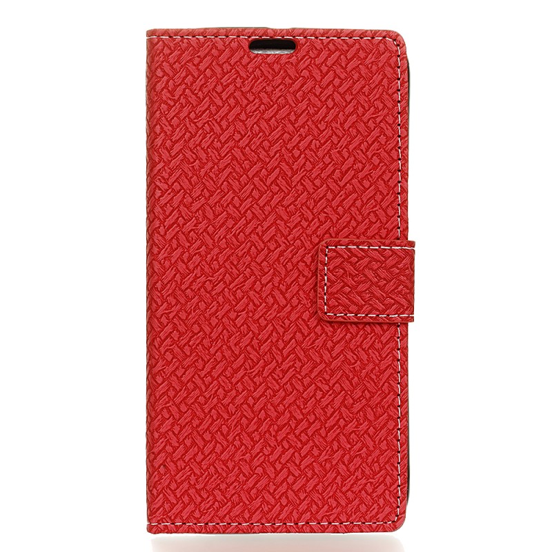 Case Huawei P20 Pro #เคสฝาพับแบบกระเป๋าสตางค์หนัง PU ลายถักทอสวยงามทันสมัย