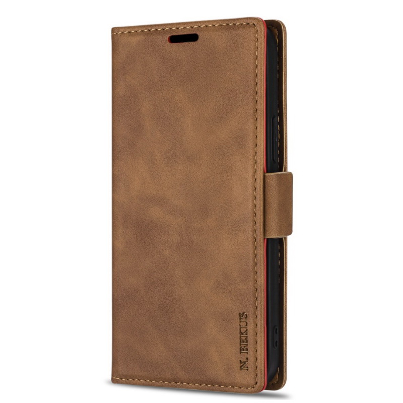 เคส Redmi Note 10S #เคสฝาพับหนัง PU มีแถบปิดแม่เหล็กสไตล์กระเป๋าสตางค์