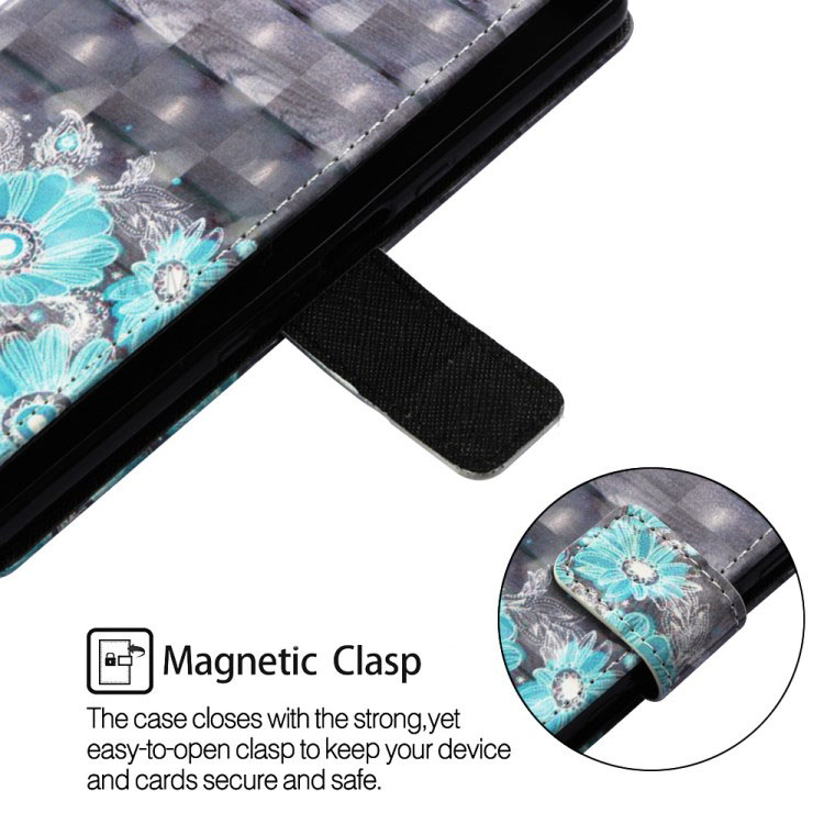 เคส Huawei P30 Pro #เคสฝาพับ3D Vivid Pattern Stand Leather สไตล์กระเป๋าสตางค์