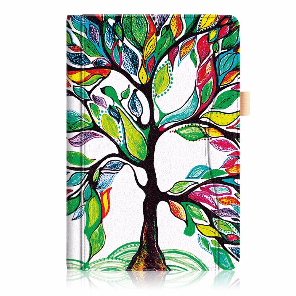 Case Huawei MediaPad M5 Pro 10.8 นิ้ว #เคสฝาพับหนัง PU พิมพ์ลายมีแถบยืดหยุ่นสวมนิ้ว Pattern Printing Pocket Front PU Leather with Elastic Band