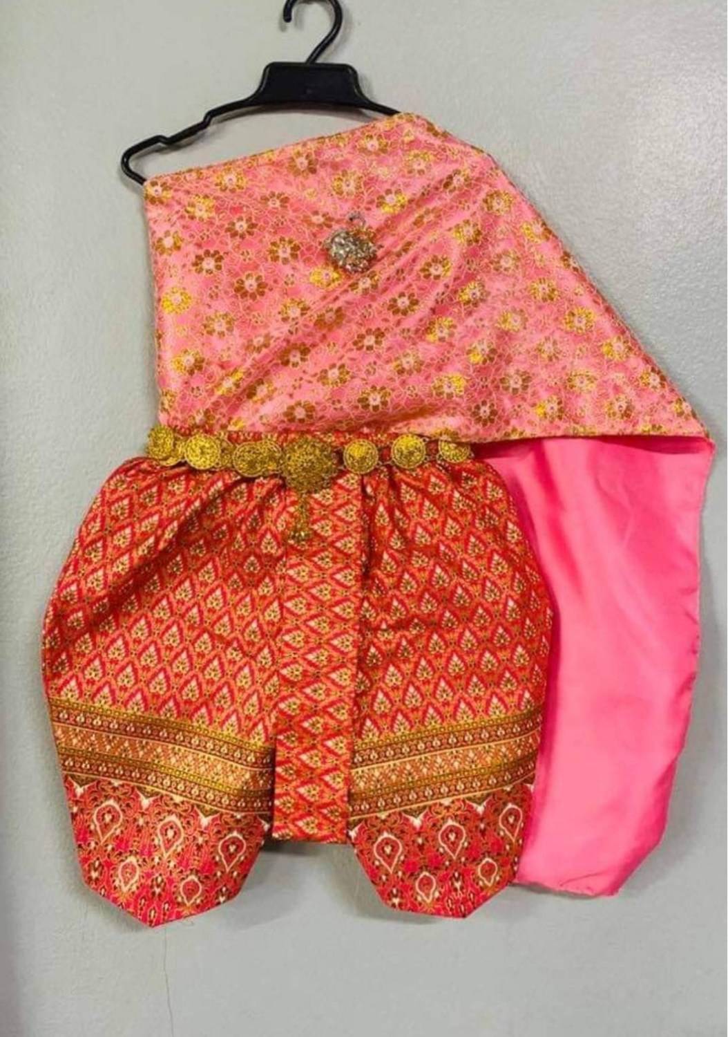 ชุดไทยเด็กหญิง set สไบกับโจง