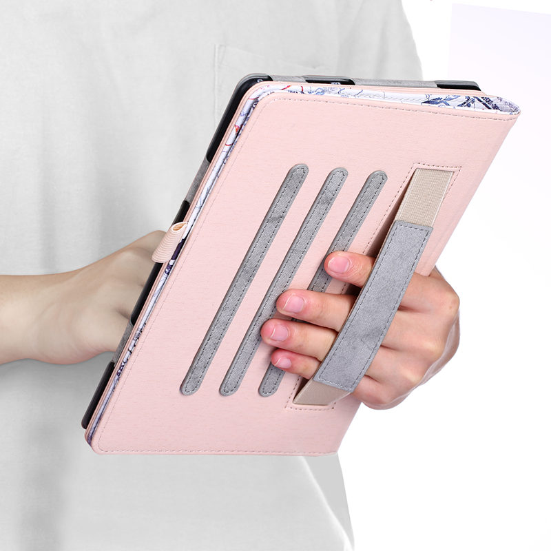 เคส Huawei MediaPad T5 10 #เคสฝาพับรูปแบบการพิมพ์ Pattern Printing PU Leather Smart Cover