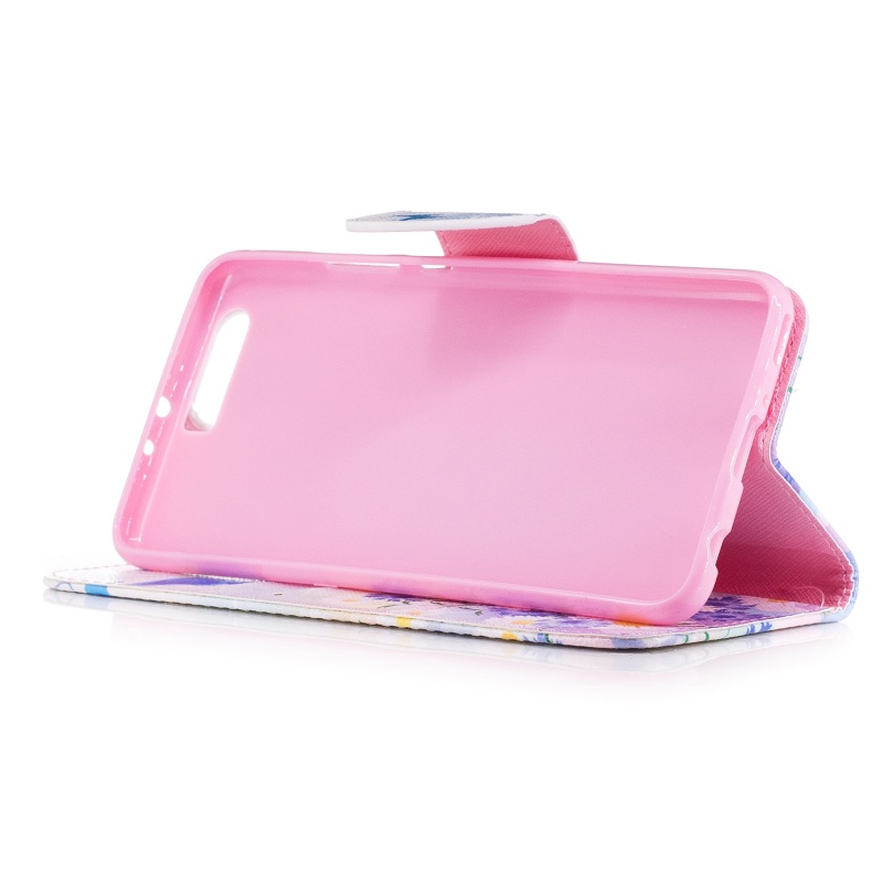 เคส Huawei P10 Plus #เคสฝาพับ หนัง PU พิมพ์ลายสไตล์กระเป๋าสตางค์