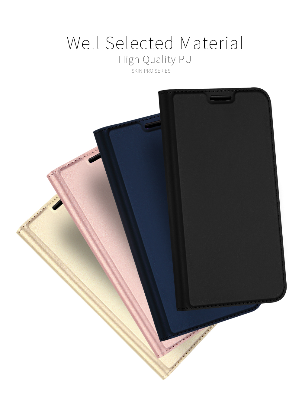 เคส Huawei Y7 Pro (2019) #เคสฝาพับ DUX DUCIS Skin Pro Series คุณภาพดีราคาถูก