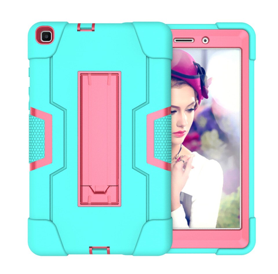 เคส Samsung Galaxy Tab A 8.0 (2019) P200 P205 #เคสฝาหลังไฮบริด Shock Proof Tablet Hybrid Cover Kickstand