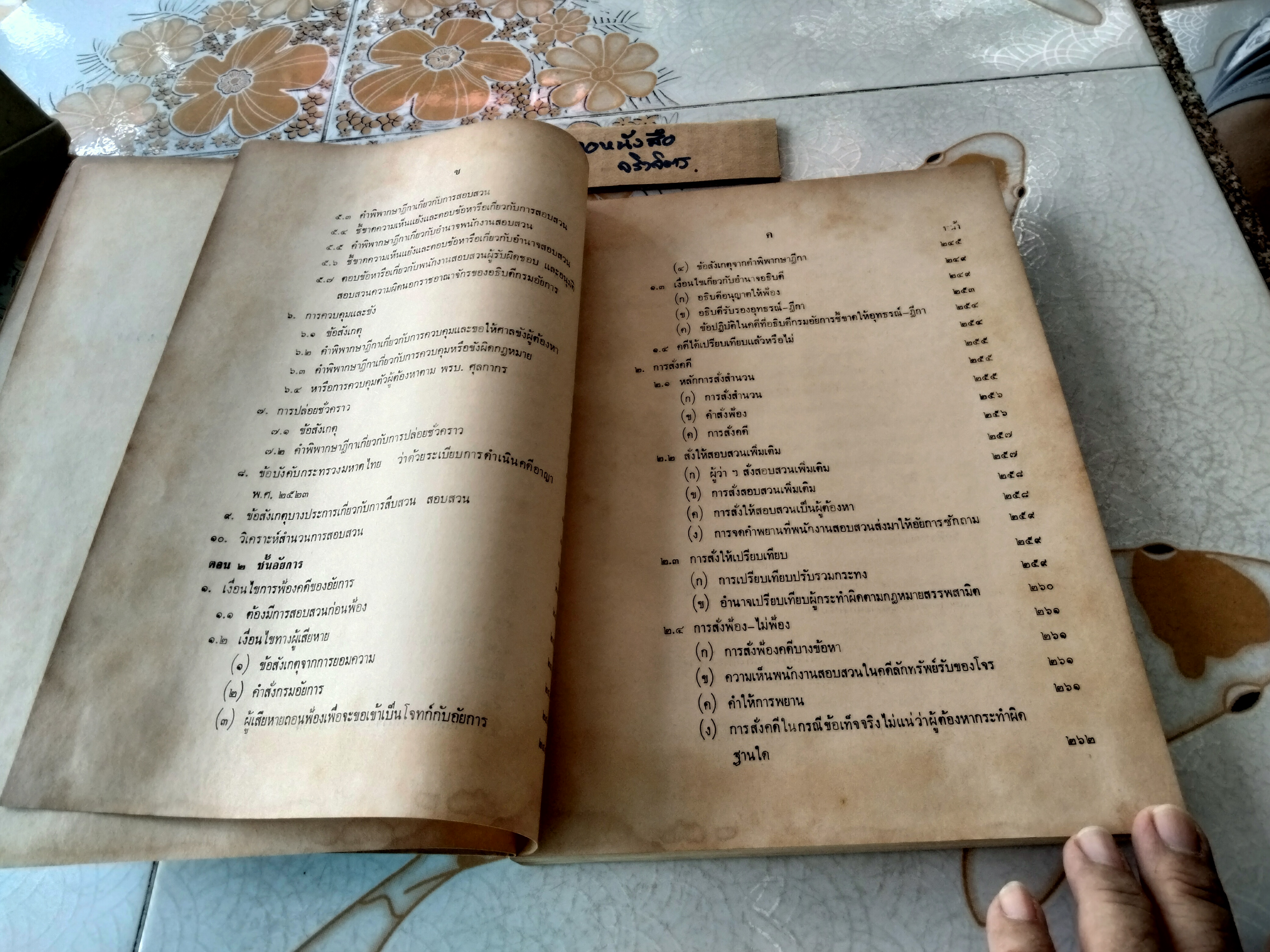 คู่มือ การเตรียมคดีอาญา ภาครัฐ โดย สมพร พรหมหิตาธร พิมพ์ปี 2526 **สินค้าหมด**