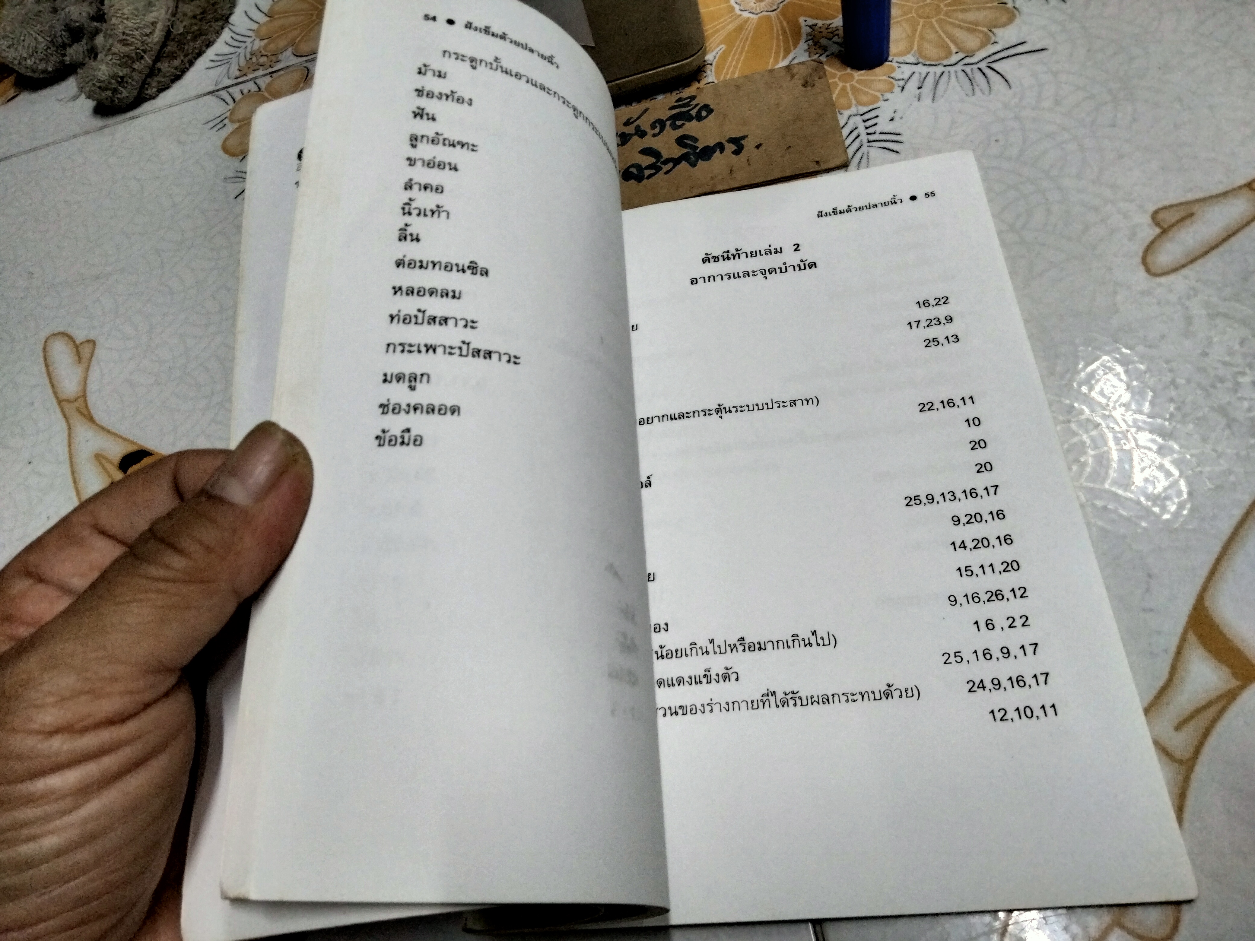 ฝังเข็มด้วยปลายนิ้ว - ศักดิ์ บวร เรียบเรียง **สินค้าหมด**