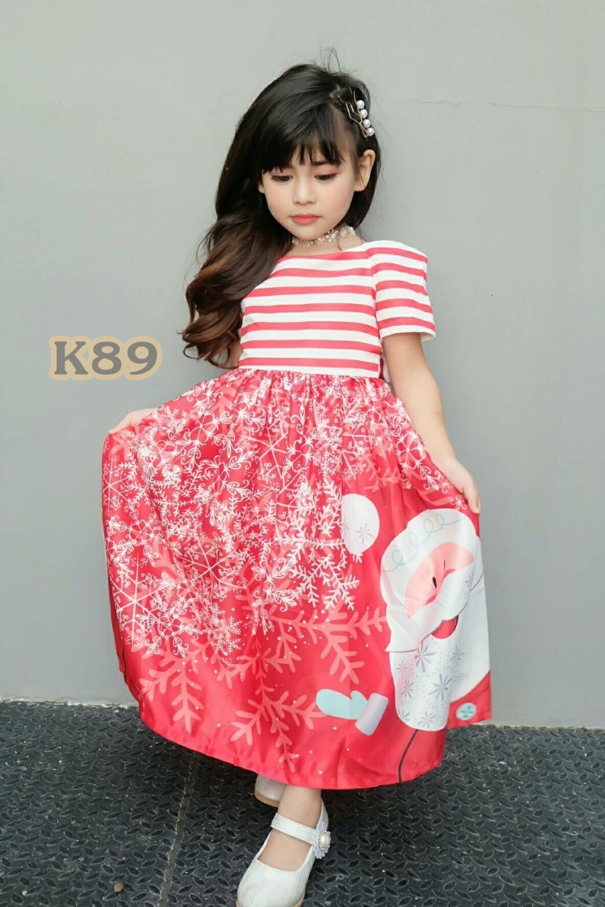 เดรสคริสต์มาส สำหรับเด็กอายุ 4 ถึง 15 ปี