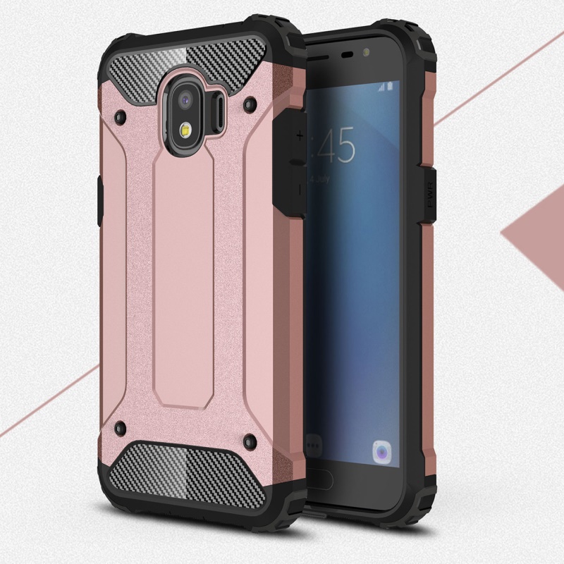 Case Samsung Galaxy J2 Pro 2018 #เคสฝาหลังเกราะป้องกัน ไฮบริด พลาสติก+TPU สวยงามทันสมัย