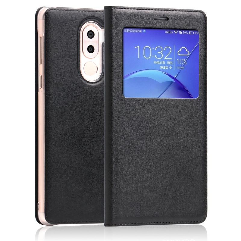 Case Huawei GR5 2017 เคสฝาพับ หนัง PU มีช่องวิว