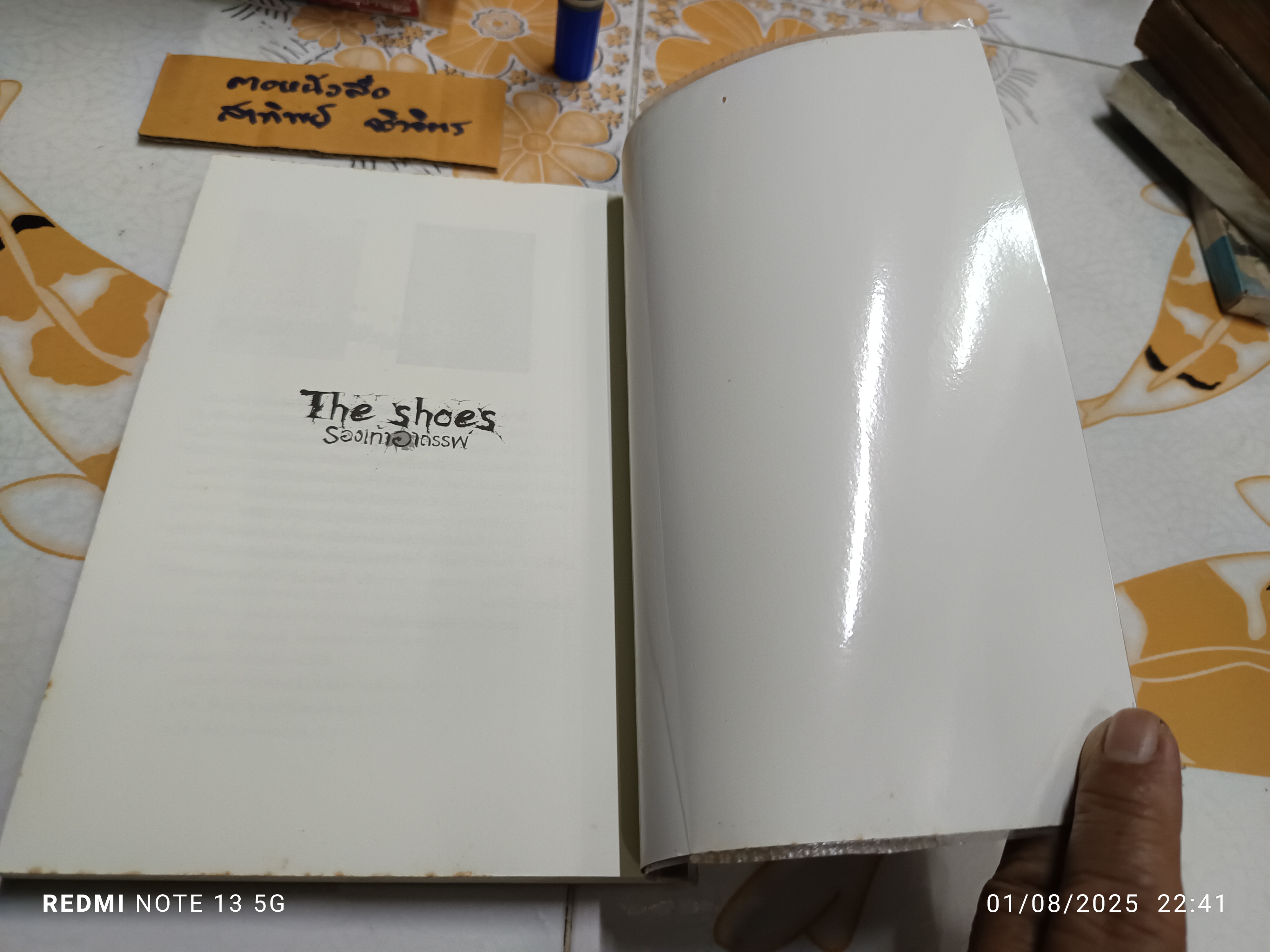 The shoes รองเท้าอาถรรพ์ โดย ภาคินัย พิมพ์ครั้งที่ 8/2558