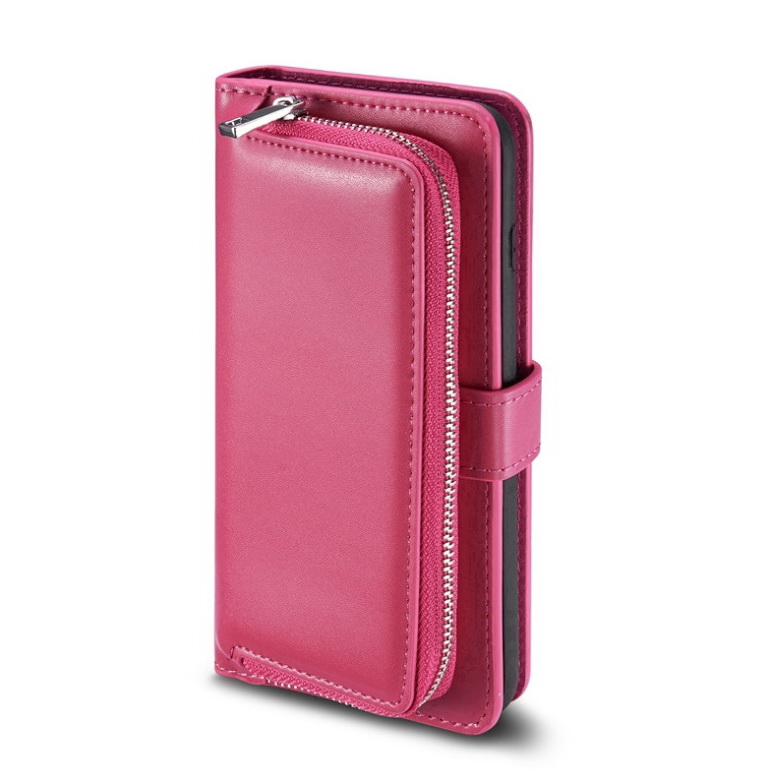 Case Samsung Galaxy Note 10+ #เคสหนังฝาพับสไตล์กระเป๋าสตางค์มีช่องซิบ PU Wallet Split Leather 2 in 1 Card Slot + Money slot + Magnetic Separable Shell