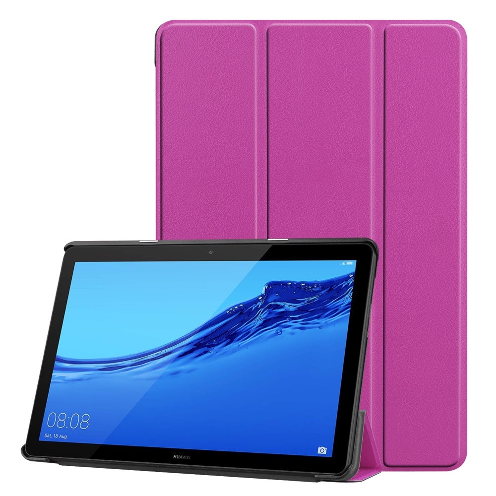 เคส Huawei MediaPad T5 10 #เคสแบบฝาพับหนัง PU 3 พับ Tri-fold PU Leather ราคาเบาๆสบายกระเป๋า