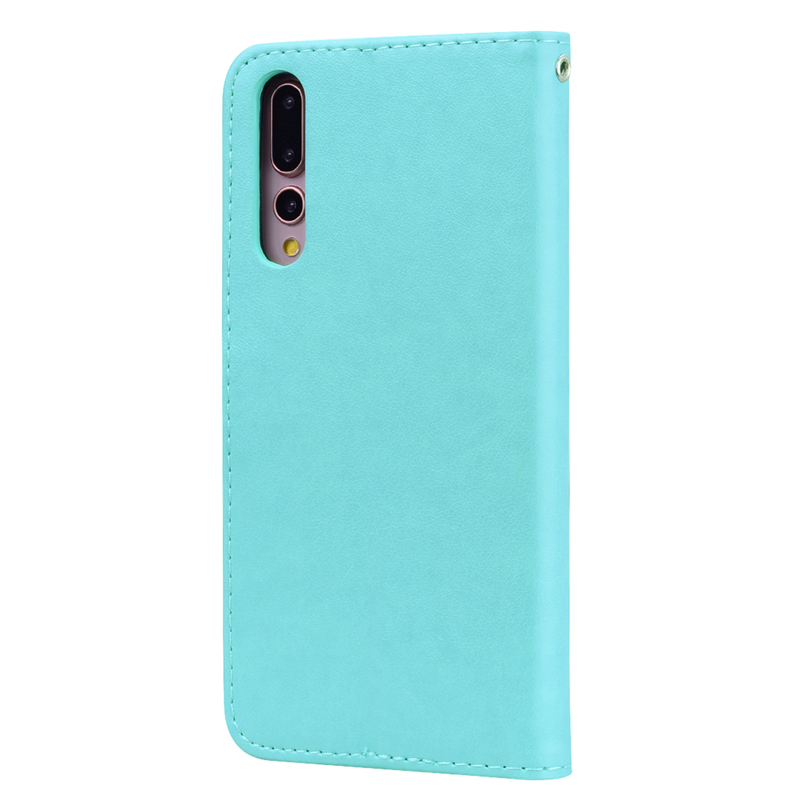 Case Huawei P20 Pro #เคสฝาพับหนัง PU ลายดอกกุหลาบแบบกระเป๋าสตางค์ HAT PRINCE Imprinted Rose Leather