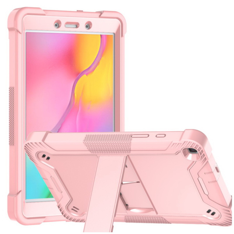เคส Samsung Galaxy Tab A 8.0 2019 SM-T290 T295 T297 #เคสฝาหลังไฮบริดกันกระแทก Shock Proof Tablet Hybrid Cover Kickstand