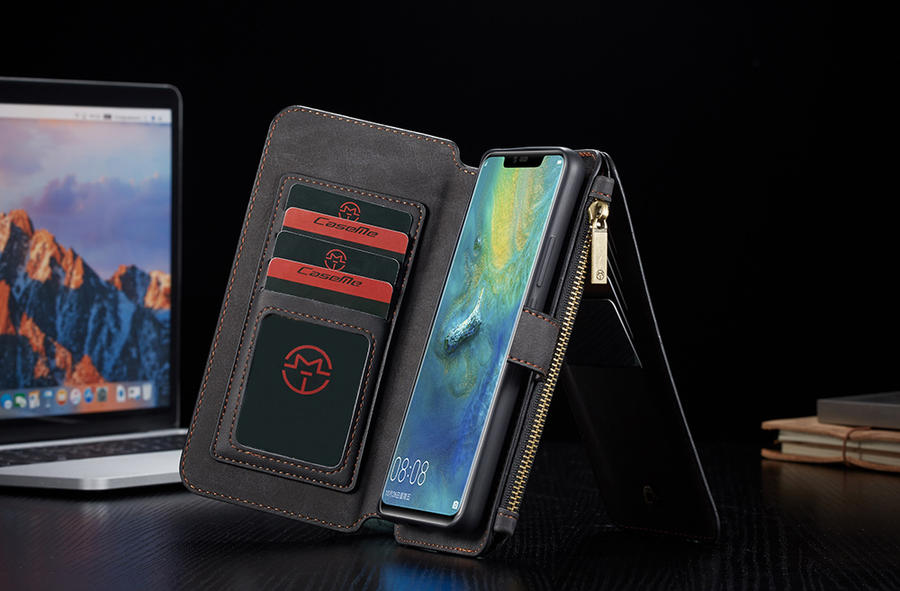 เคส Huawei Mate 20 Pro #เคสฝาพับ CASEME แยกเคสได้แบบกระเป๋าหนังแยก 2 ใน 1 คุณภาพดี