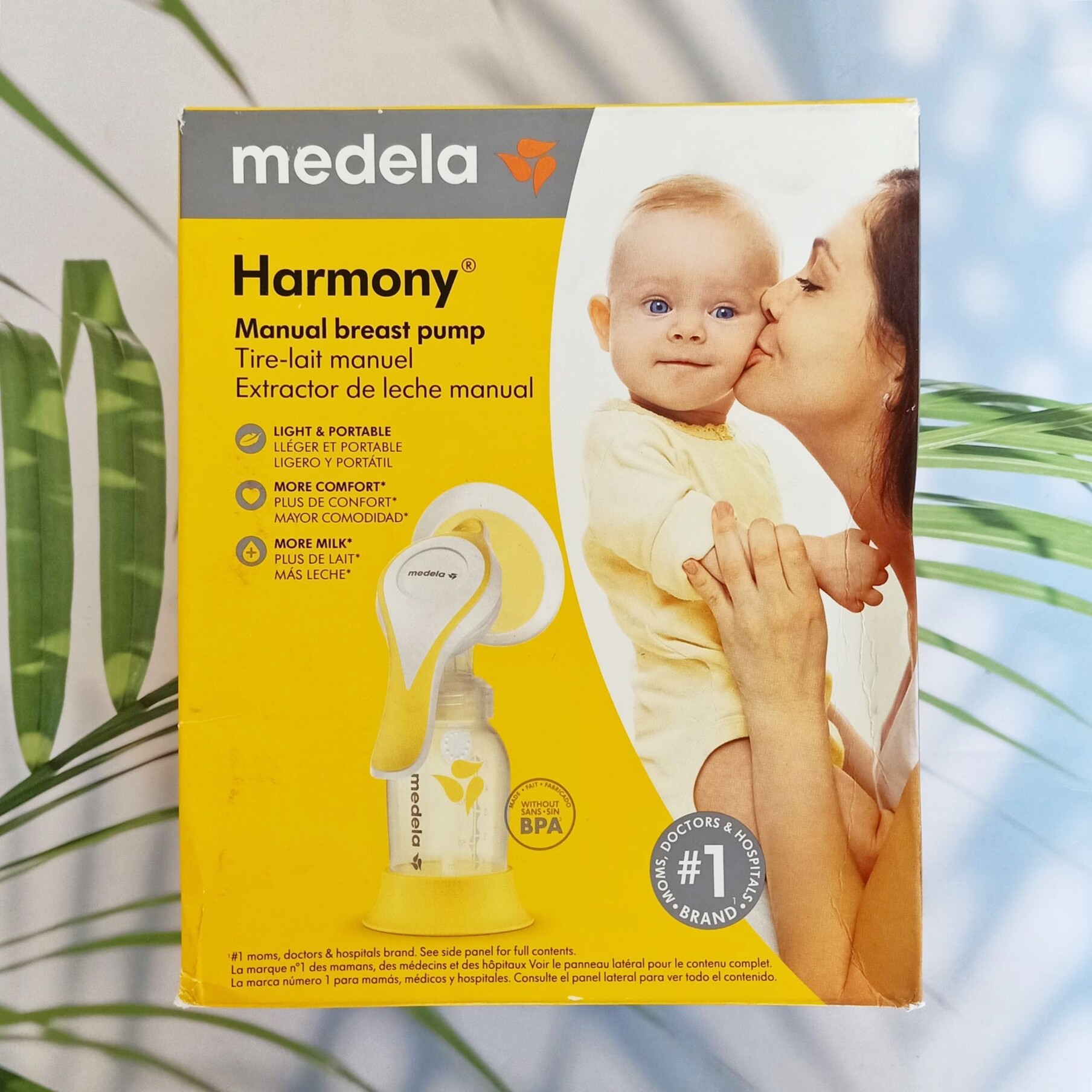 เครื่องปั๊มนมด้วยมือ Harmony Manual Breast Pump Single Hand Breastpump with Flex Breast Shields (Medela®) ปั้มนม แบบปั้มมือ