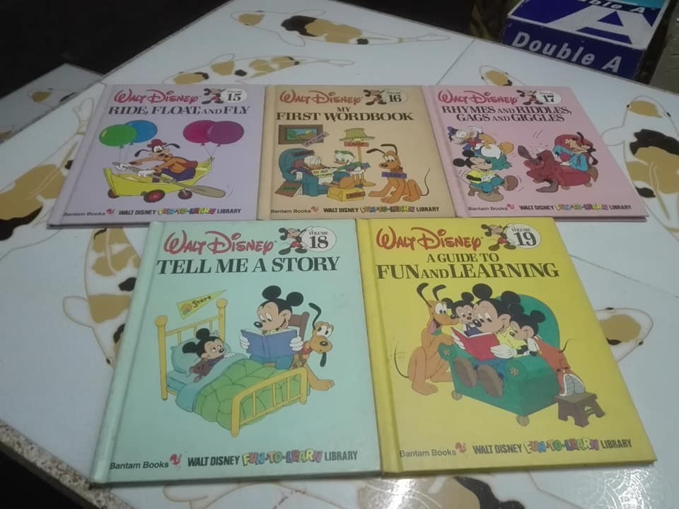 WALT DISNEY FUN-TO-LEARN LIBRARY Volume 1,2 ... 5-19 ( รวม 17 เล่ม ขาด เล่ม 3 กับ 4 ) ออกมา 19 เล่ม
