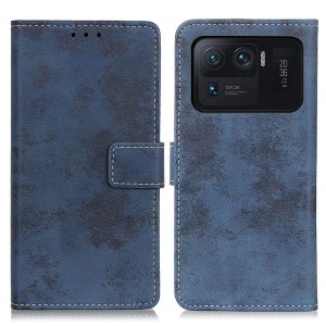 Case Xiaomi Mi 11 Ultra#เคสฝาพับหนัง PU สไตล์ Retro มีช่องเสียบการ์ด เคสคุณภาพดีราคาถูก