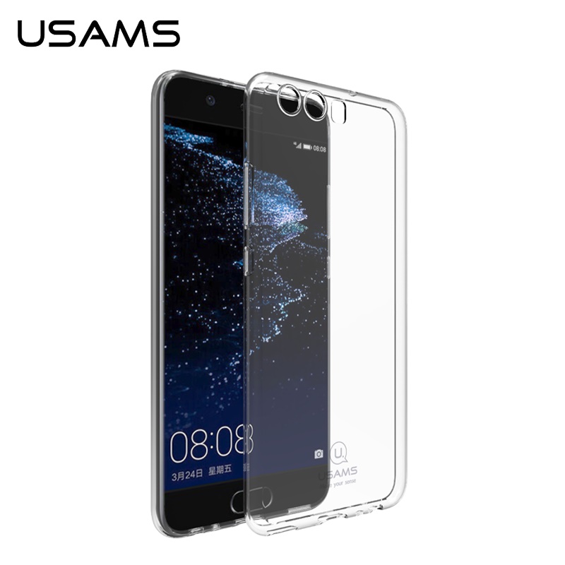 เคส Huawei P10 #เคสฝาหลัง TPU USAMS Primary Color Series แบบโปร่งใส