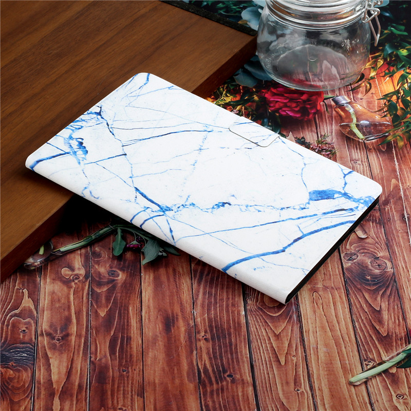 เคส Samsung Galaxy Tab S6 Lite 10.4 SM-P610 SM-P615 SM-P617 #เคสฝาพับพิมพ์ลายหนัง PU พร้อมที่เก็บการ์ด Pattern Printing PU Leather Tablet Stand Case with Card Storage